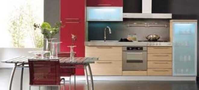 Дизайн прямой кухни площадью 3 метра