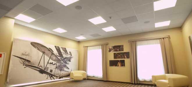 Особенности монтажа потолка системы Армстронг