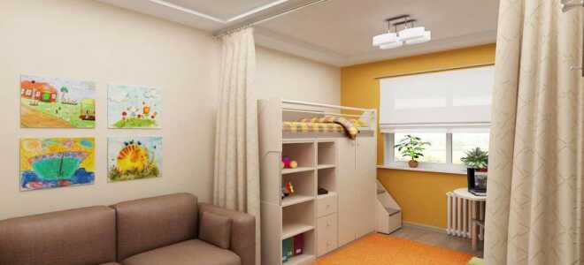 Практические советы по зонированию детской комнаты