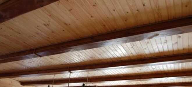 Обшивка потолка вагонкой своими руками