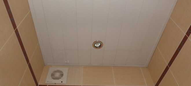 Наилучшие отделочные материалы для потолка в туалете