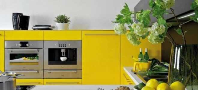 Кухня в желтом цвете — дизайн фото и сочетание цветов