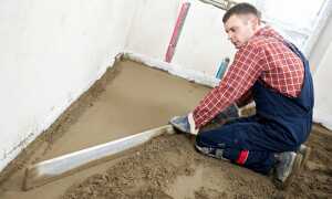 Способы выравнивания бетонного пола своими руками