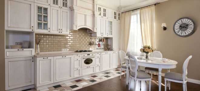 Особенности классического интерьера кухни