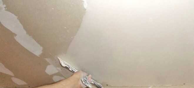 Как шпаклевать гипсокартон своими руками