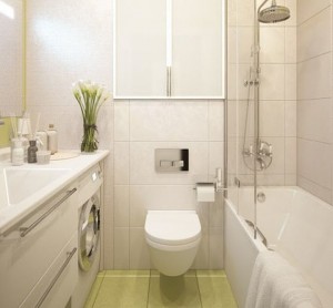 Белая ванная комната