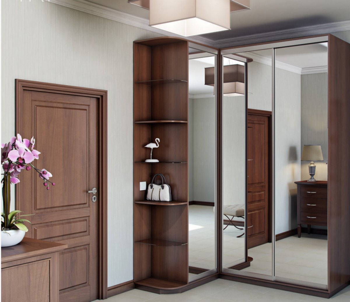 Стенка с шкафом купе