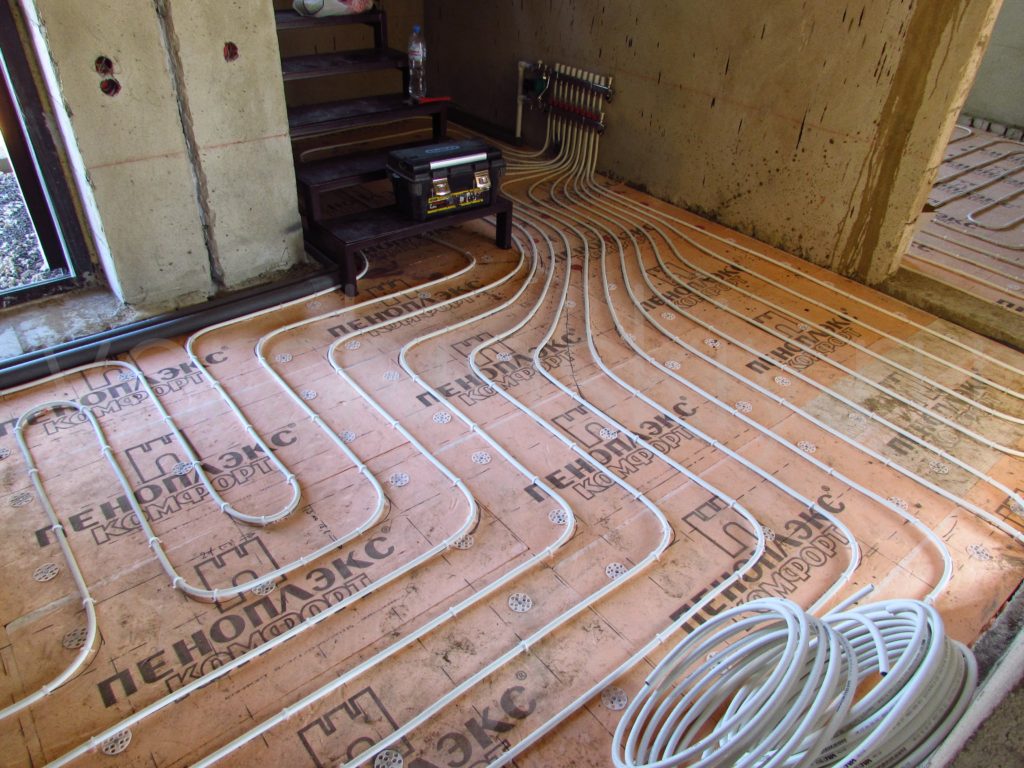 фото теплого пола в прихожей