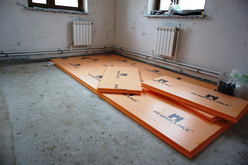 Утепление пола своими руками