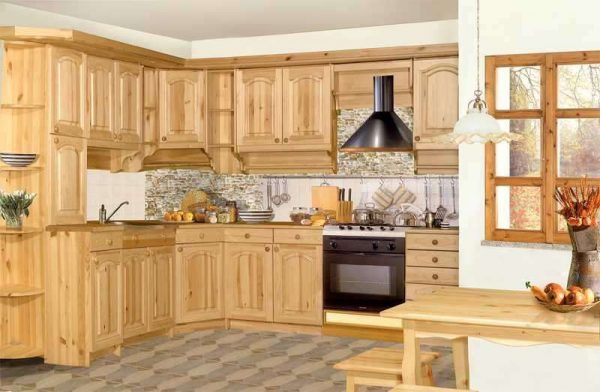 светлая кухня своими руками из мебельных щитов