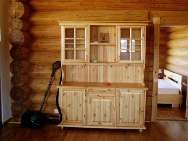буфет для кухни из мебельных щитов